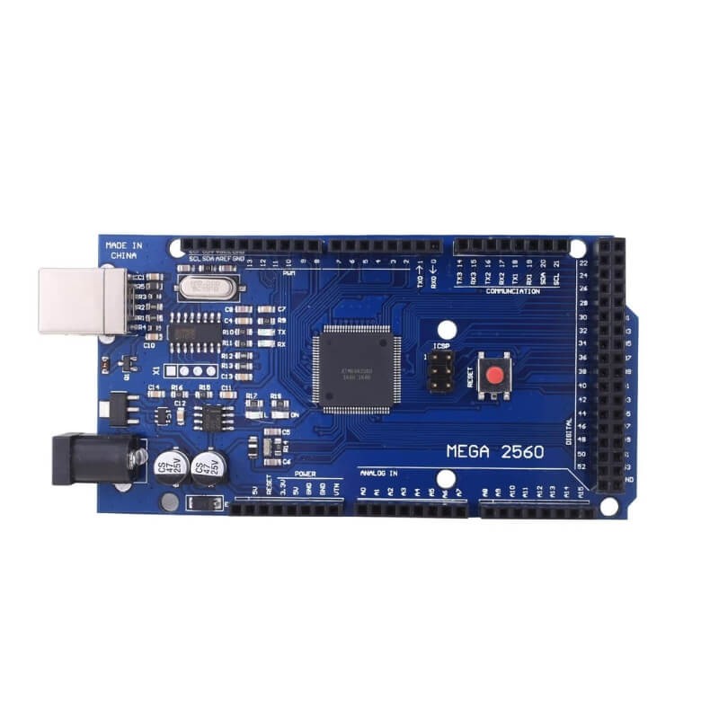 Placa de desarrollo Arduino Mega con ATmega2560