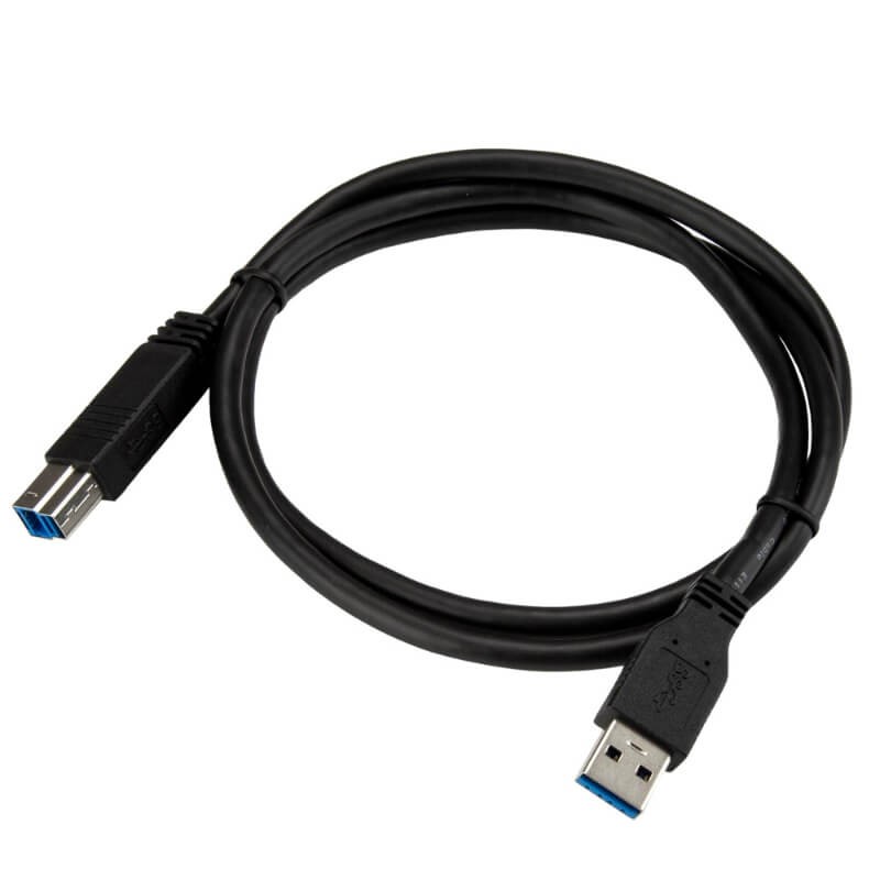 Cable USB AM/BM 1.8MT Negro