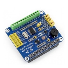 Vista superior de la Raspberry Pi High-Precision AD/DA Expansion Board