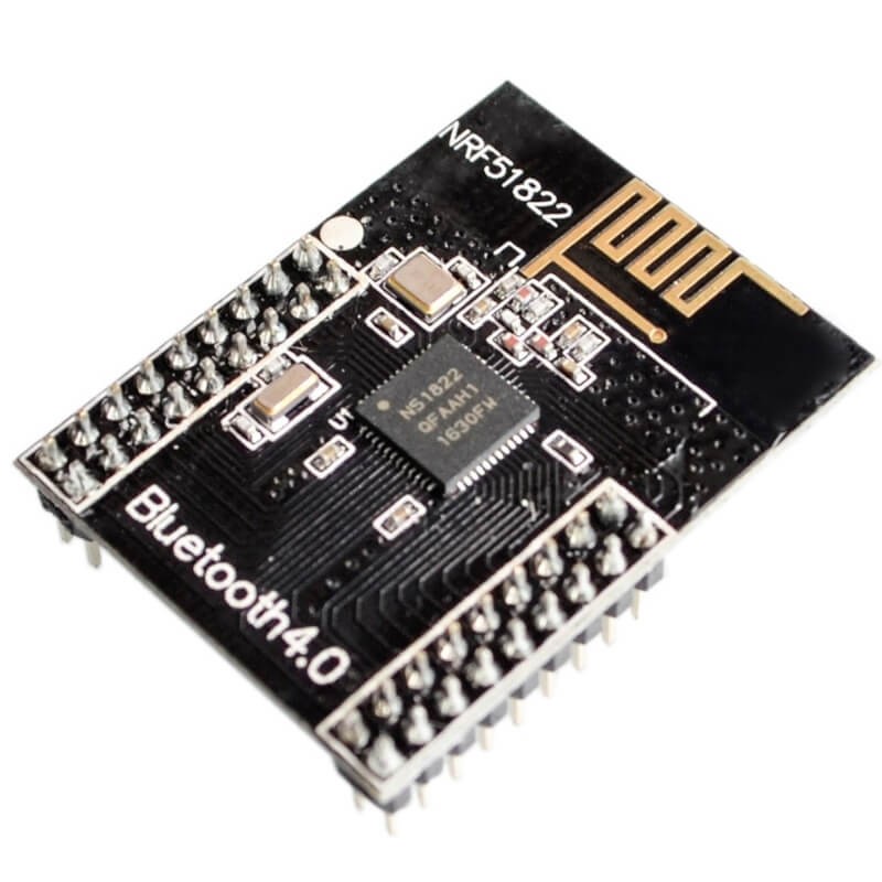 Módulo Bluetooth 4.0 NRF51822 en vista frontal