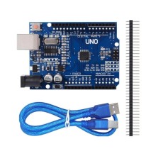 Placa Arduino Uno Compatible con microcontrolador ATmega328P, ideal para proyectos básicos y educativos