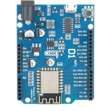 Placa Wemos D1 con Wi-Fi para proyectos IoT compatibles con Arduino.