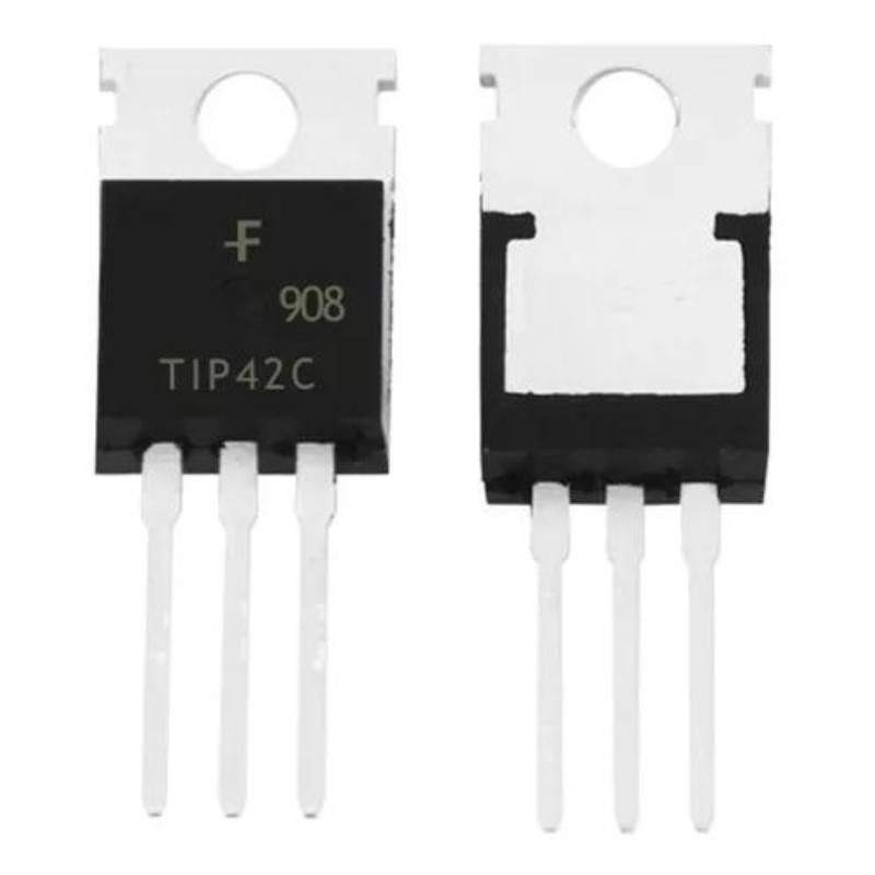 Transistor PNP TIP42C para control de potencia y amplificadores