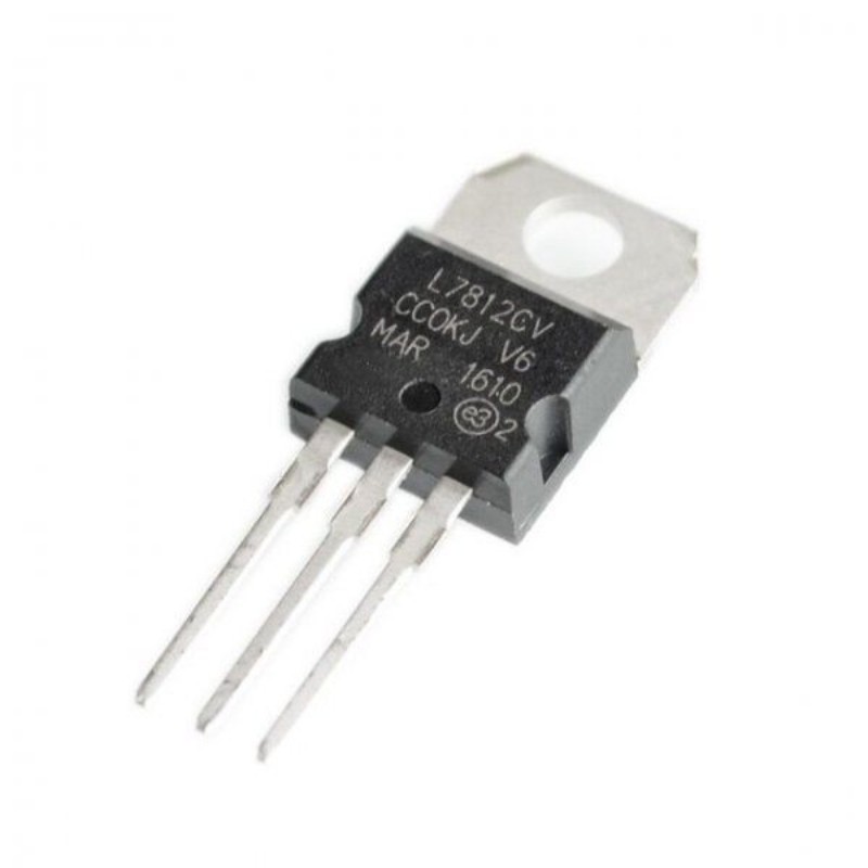 Regulador de voltaje positivo LM7812 de 12V