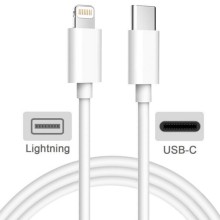 Cable Tipo C a Lightning certificado para iPhone y iPad